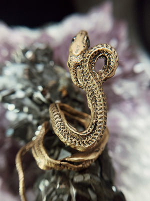Coiled Serpent Ring