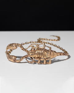large brass scorpion collar